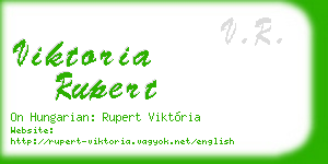viktoria rupert business card